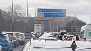 police incident on m62 today
