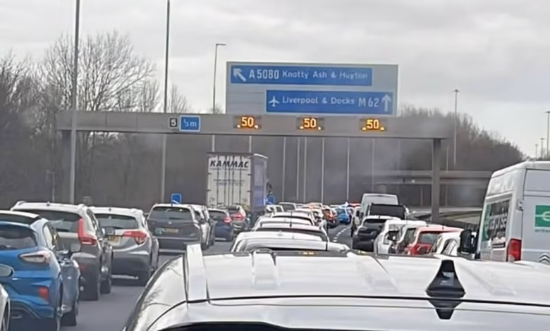 police incident on m62 today