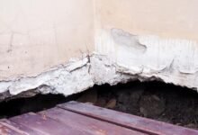 early sign internal signs of subsidence