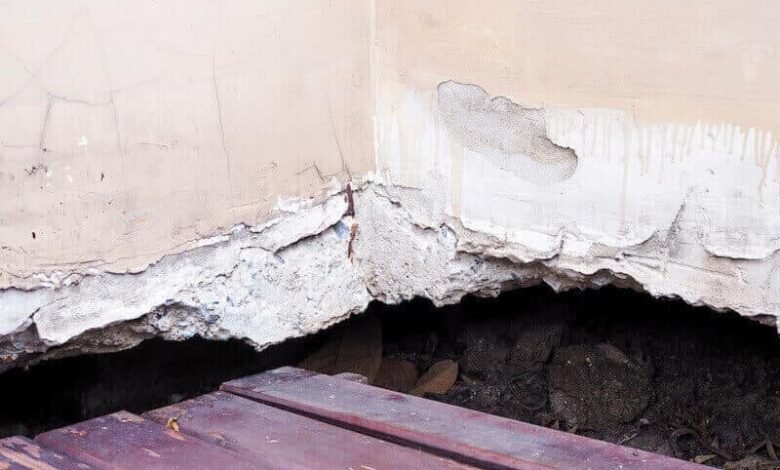 early sign internal signs of subsidence