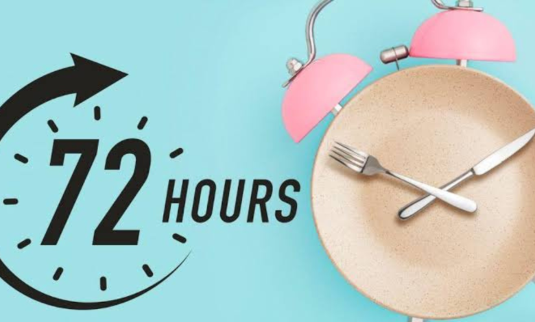 72 hours from now